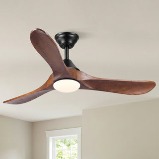 60 Inch Sylvie LED Ceiling Fan with Solid Wood