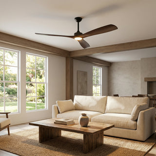 60" Alexi DC Motor Modern Downrod Ceiling Fan with LED Light