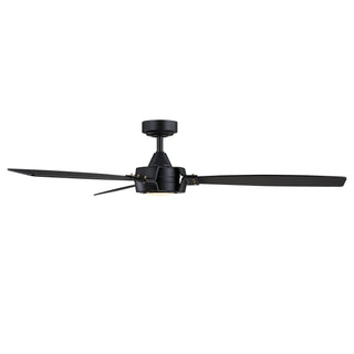 60" Ironclad Modern Industrial Ceiling Fan with Light