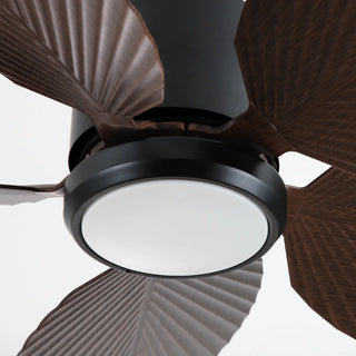 42 Inch Wythe IPX5 Outdoor Hanging Buckle Downrod LED Fan with Remote Control - Vaczon