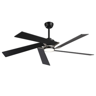 60" Baron Industrial LED Ceiling Fan with Remote Control