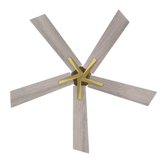 52" Soft Brass Downrod Mount Ceiling Fan