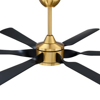 60" Modern Ceiling Fan with Lights and Remote, 6-Blade Large Ceiling Fan