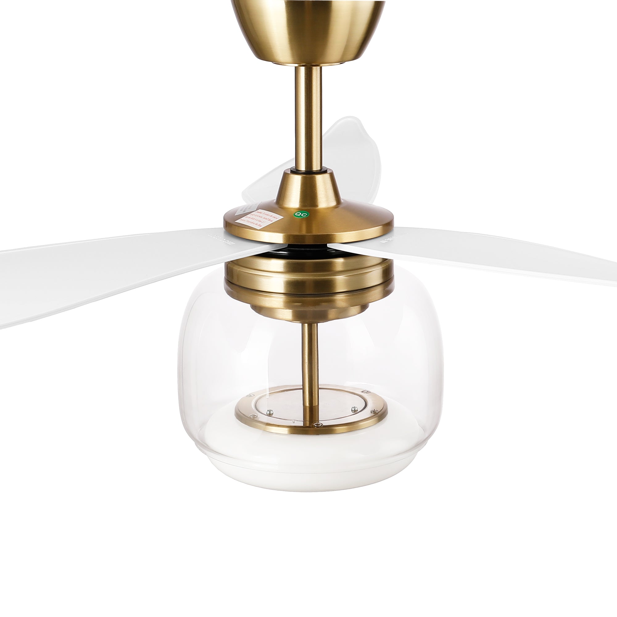 52 Inch Jared Modern Antique Bronze LED Ceiling Fan