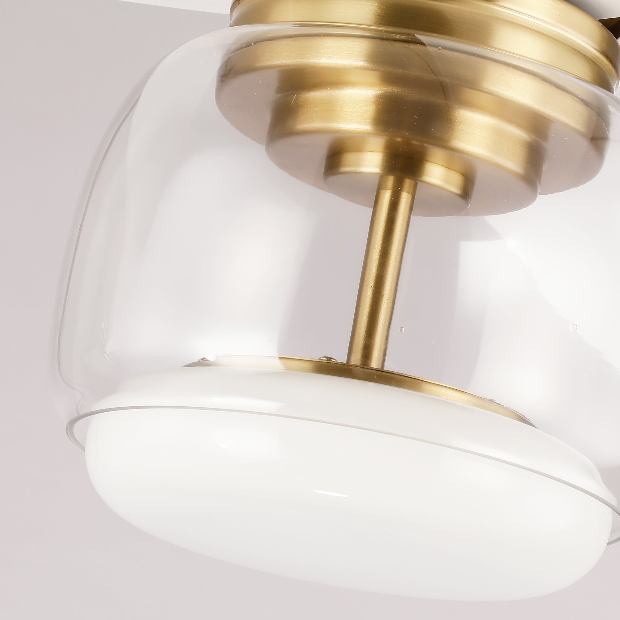 52 Inch Jared Modern Antique Bronze LED Ceiling Fan
