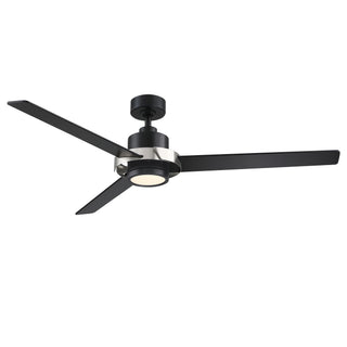 60" Neil Industrial Downrod Mount LED Ceiling Fan
