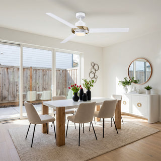 60" Neil Industrial Downrod Mount LED Ceiling Fan