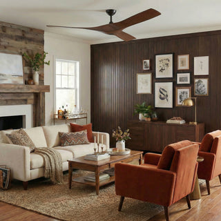 52" Wesley DC Motor Downrod Mount Reversible Ceiling Fan with Remote Control