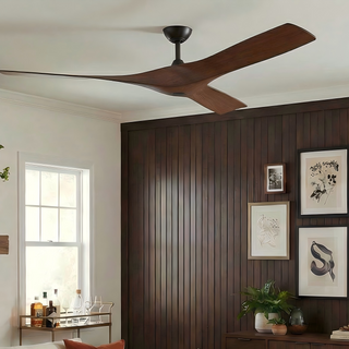 52" Wesley DC Motor Downrod Mount Reversible Ceiling Fan with Remote Control