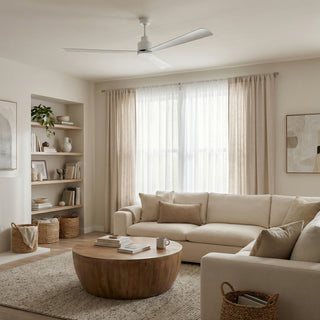 52" Zelda Downrod Mount DC Motor Industrial Ceiling Fan with Remote Control