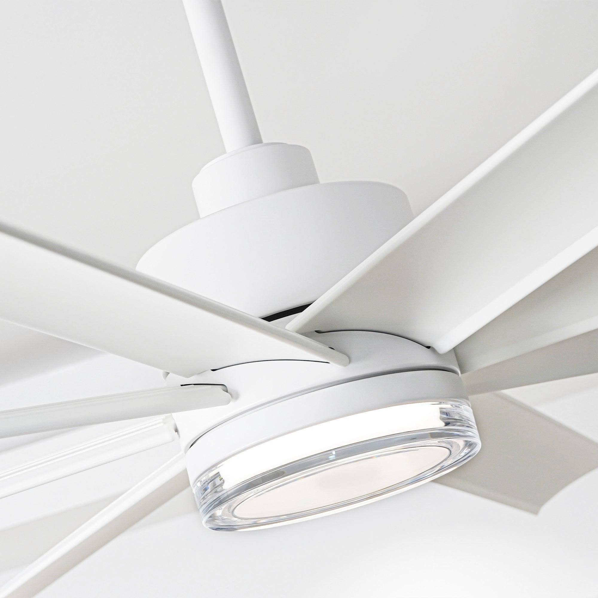 72 Inch Daugava Modern Downrod Mount Smart Fan with LED Light