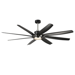 72" Alvis Modern LED Large Ceiling Fan with Remote Control