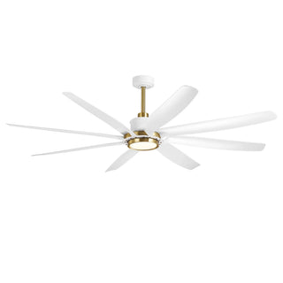 72" Alvis Modern LED Large Ceiling Fan with Remote Control