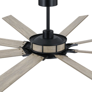 84" Grand 8-Blade DC Motor Ceiling Fan with 3-Color Dimmable LED Light & Remote
