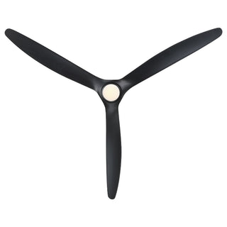 80" Solid Wood Blade Ceiling Fan with LED Light