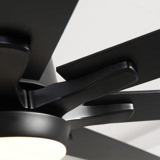 65 Inch Teresa Modern Double-sided Blades Ceiling Fan with Remote Control and LED Light