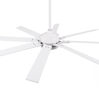 65 Inch Teresa Modern Double-sided Blades Ceiling Fan with Remote Control and LED Light