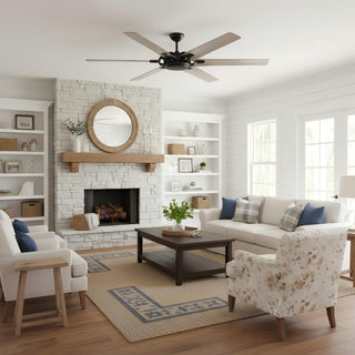 70" Madhya Industrial Ceiling Fan with Remote Control