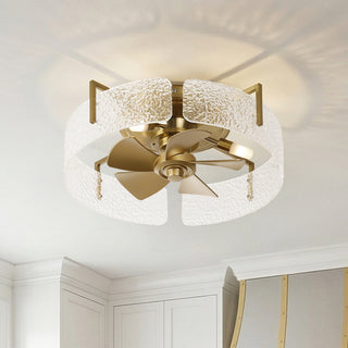20 Inch Nelson Flush Mount Ceiling Fan with Light