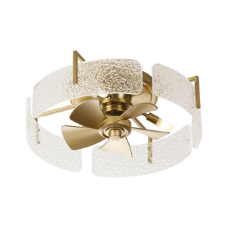 20 Inch Nelson Flush Mount Ceiling Fan with Light