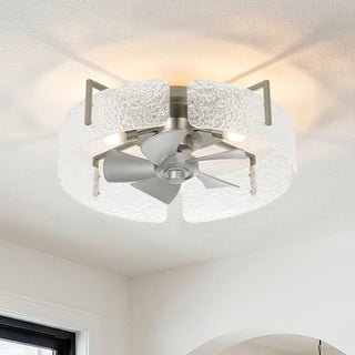 20 Inch Nelson Flush Mount Ceiling Fan with Light