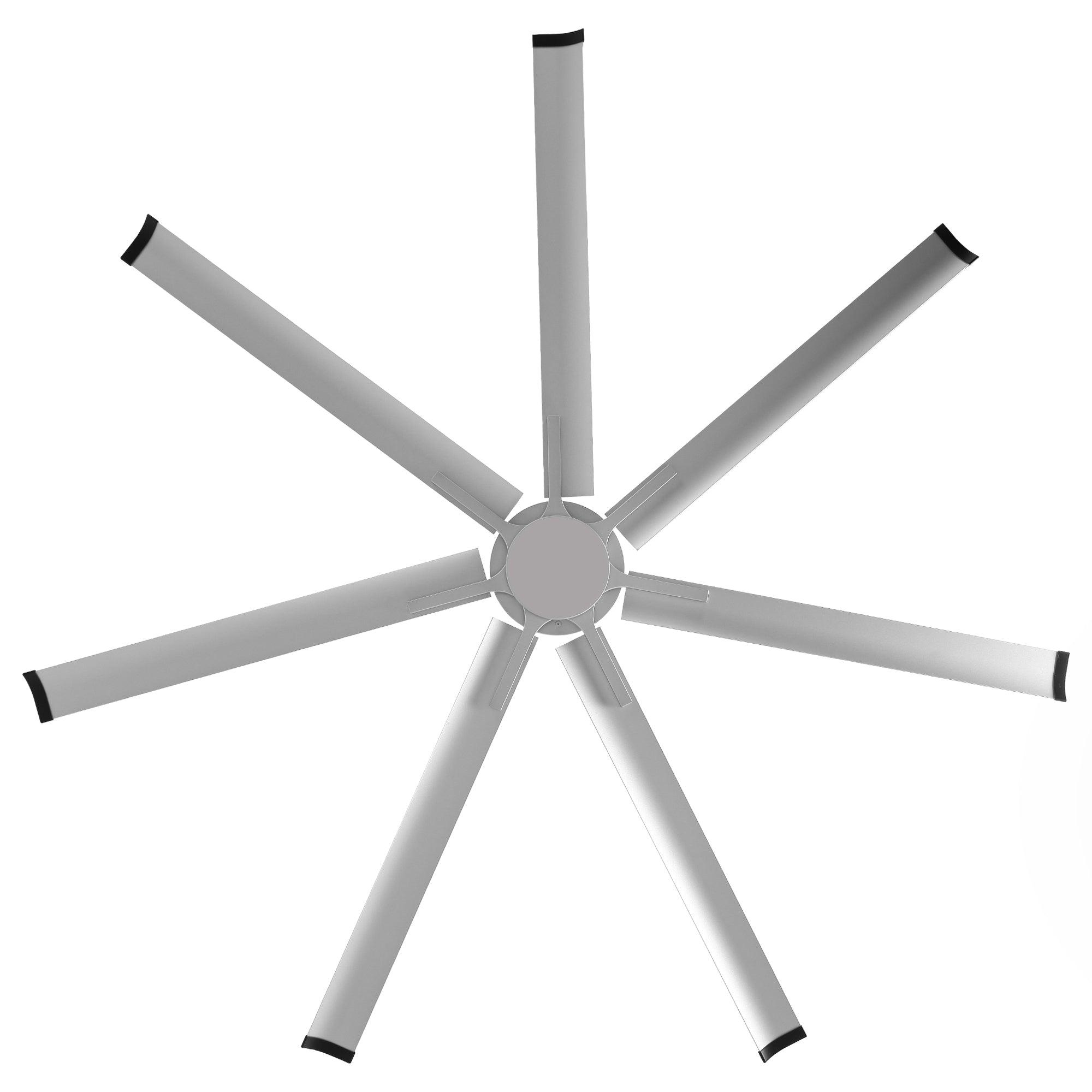 84 Inch 100 Inch Silent Storm Extra Large Ceiling Fan with Remote Control