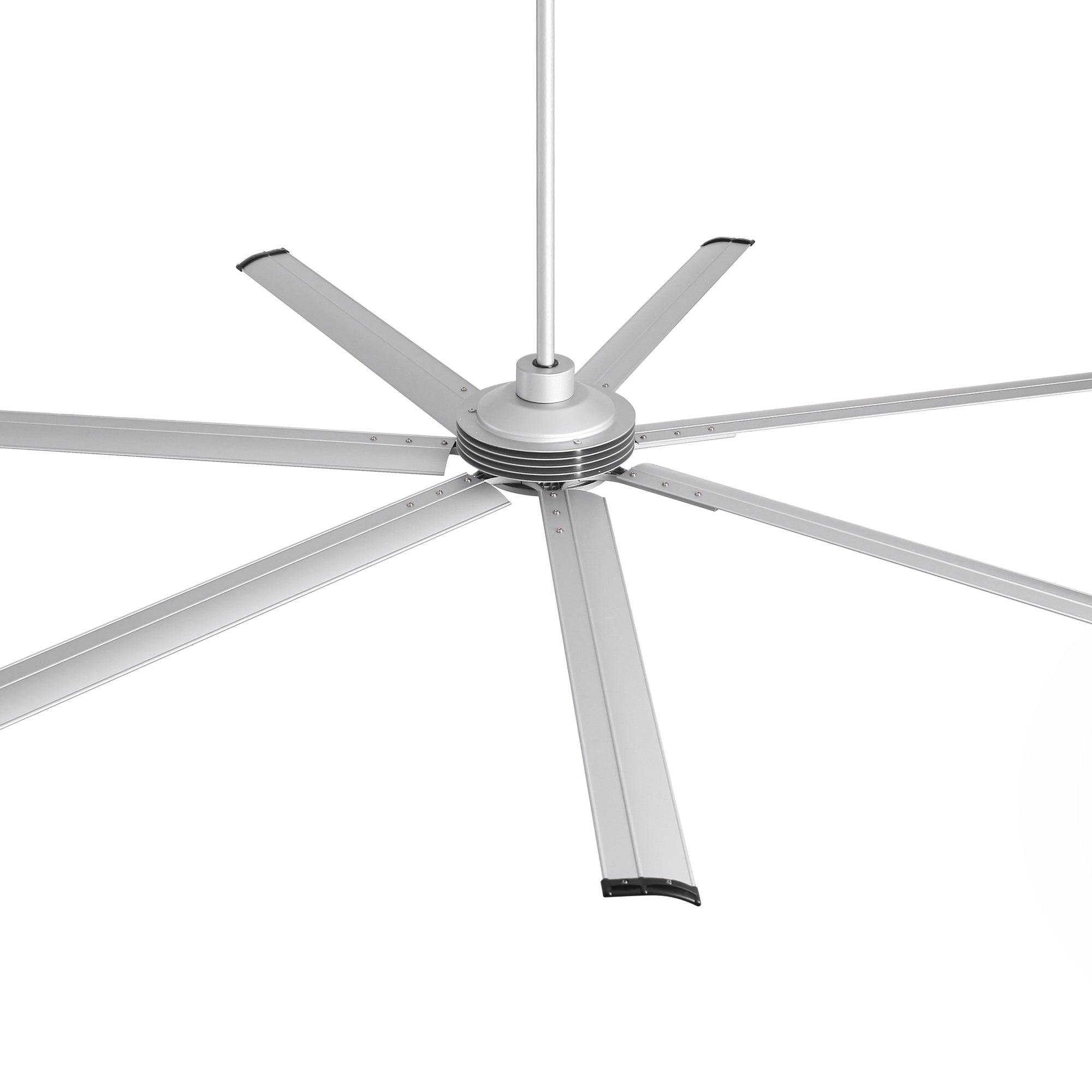 84 Inch 100 Inch Silent Storm Extra Large Ceiling Fan with Remote Control