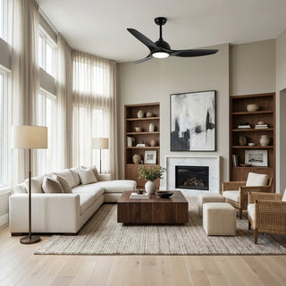 Vaczon 52" 3 Blades Ceiling Fan with LED Light and Remote Control