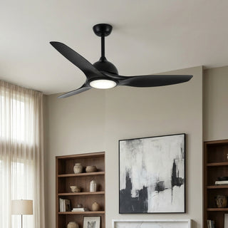 Vaczon 52" 3 Blades Ceiling Fan with LED Light and Remote Control