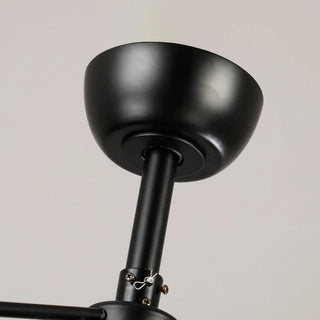 Vaczon 43" Chloe Black Industrial Fandelier with Light and Remote Control