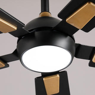 52"Smart LED Ceiling Fan with Reversible Blades