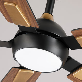 52"Smart LED Ceiling Fan with Reversible Blades