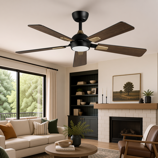 52"Smart LED Ceiling Fan with Reversible Blades