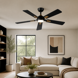 52"Smart LED Ceiling Fan with Reversible Blades