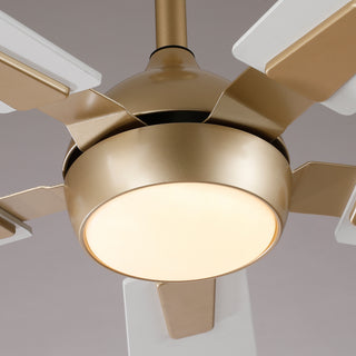 52"Smart LED Ceiling Fan with Reversible Blades