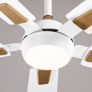52"Smart LED Ceiling Fan with Reversible Blades
