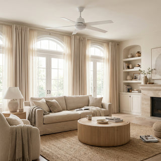 Vaczon 52" 5 Blades Ceiling Fan with LED Light and Remote Control