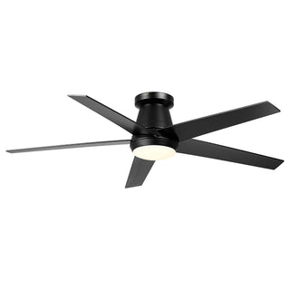 Vaczon 52" Satin Nickel Low-Profile LED Ceiling Fan