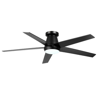 Vaczon 52" Satin Nickel Low-Profile LED Ceiling Fan
