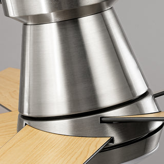 Vaczon 52" Satin Nickel Low-Profile LED Ceiling Fan
