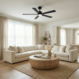 Vaczon 52" DC Motor Ceiling Fan with LED Lighting and Remote Control