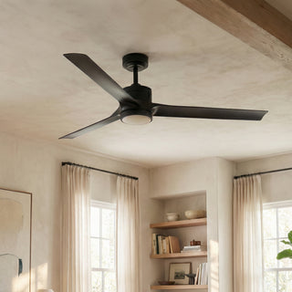 Vaczon 60" Industrial Fan with LED Lighting and Remote Control