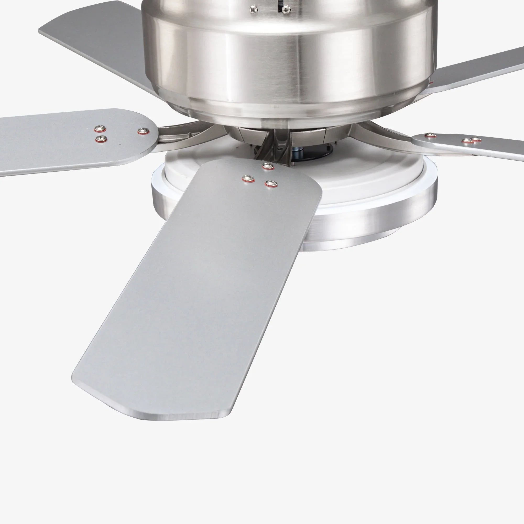 Vaczon 52 Inch Double-sided Blades Flush Mount LED Ceiling Fan with APP and Remote Control - Vaczon