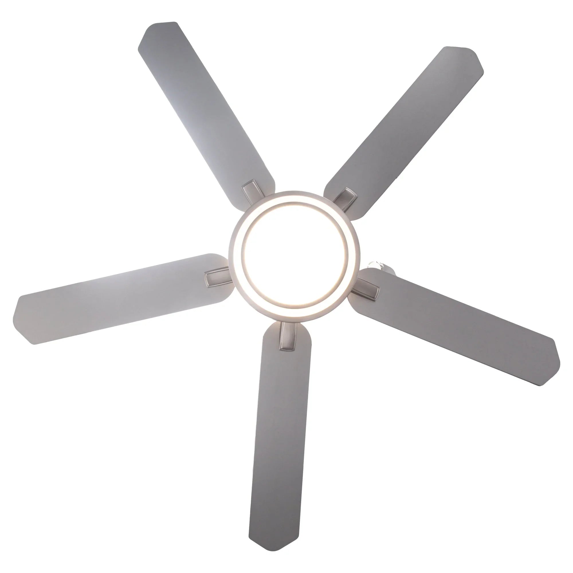 Vaczon 52 Inch Double-sided Blades Flush Mount LED Ceiling Fan with APP and Remote Control - Vaczon
