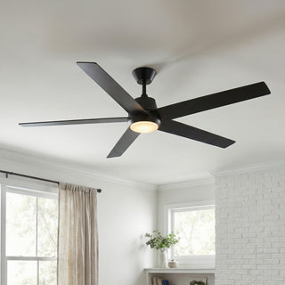 Vaczon 52" 5 Blades Ceiling Fan with LED Light and Remote Control