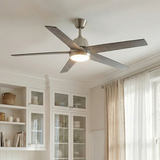 Vaczon 52" 5 Blades Ceiling Fan with LED Light and Remote Control