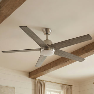 Vaczon 52" Otis Downrod Mount LED Ceiling Fan with APP & Remote Control