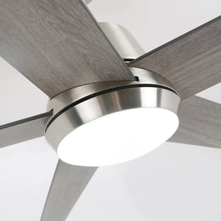 Vaczon 52" Otis Downrod Mount LED Ceiling Fan with APP & Remote Control