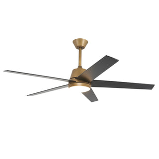 Vaczon 52" Otis Downrod Mount LED Ceiling Fan with APP & Remote Control