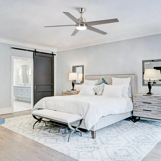 Vaczon 52" Otis Downrod Mount LED Ceiling Fan with APP & Remote Control